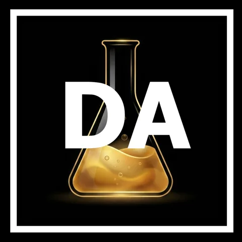 Detailing Alchemist app logo — a gold flask icon
